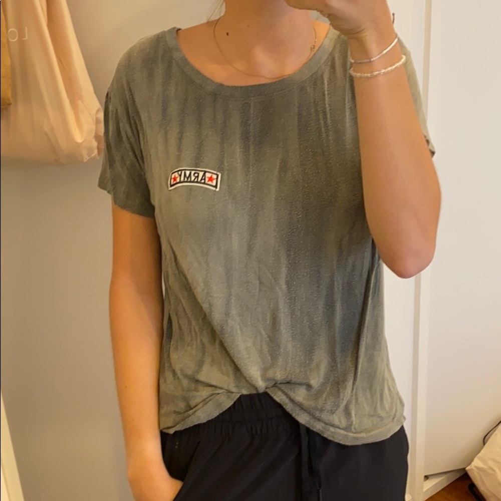 Soft Green Army Top